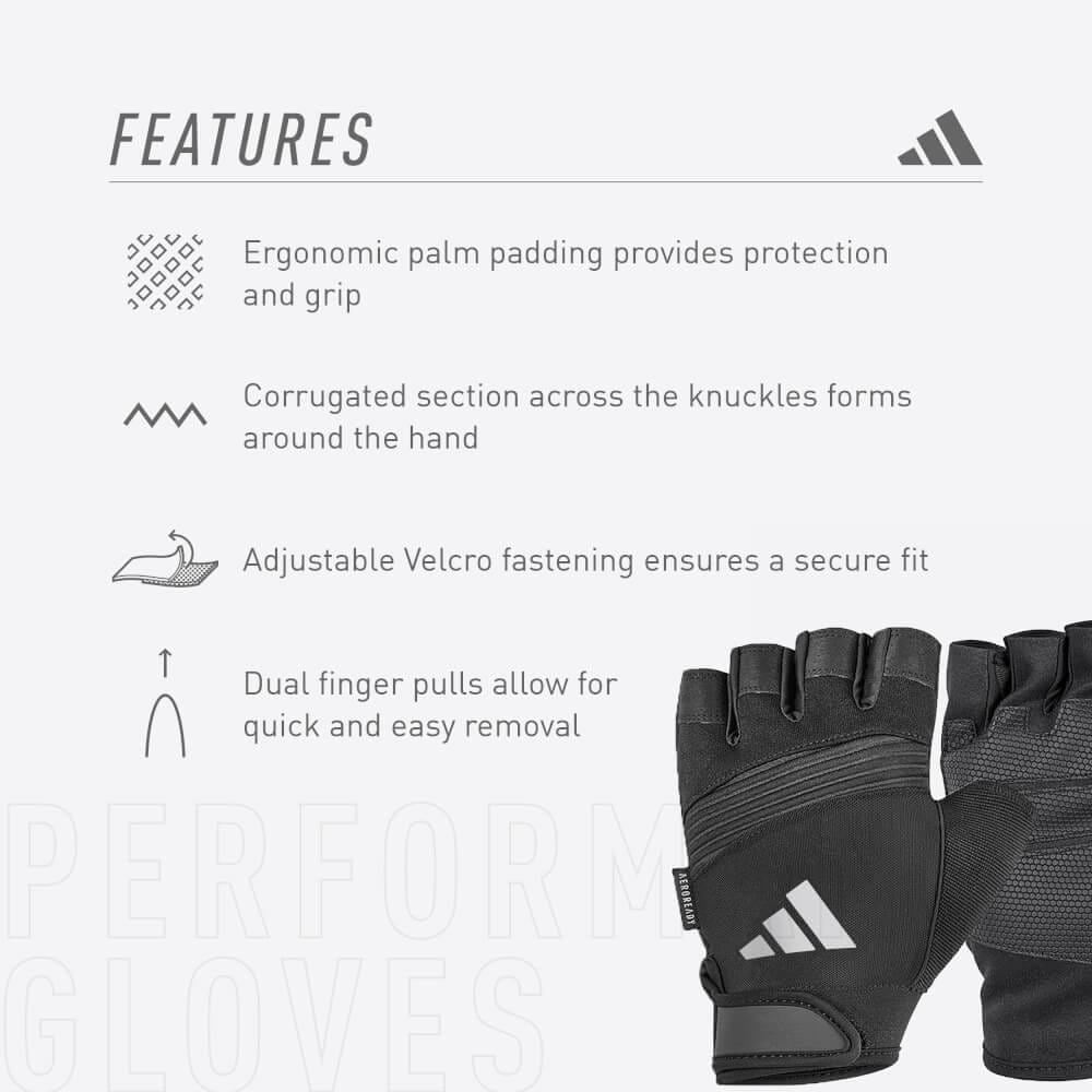 ถุงมือ Performance ADIDAS ADGB-13154-NL สีเทา ไซส์ M